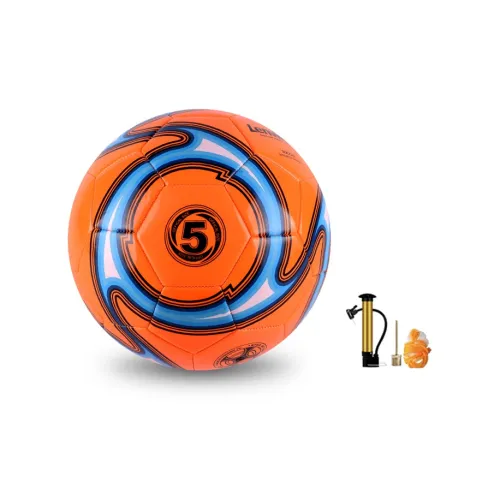LENWAVE Size 5 Soccer PVC Machine Stitched Soccer Ball Unisex Orange