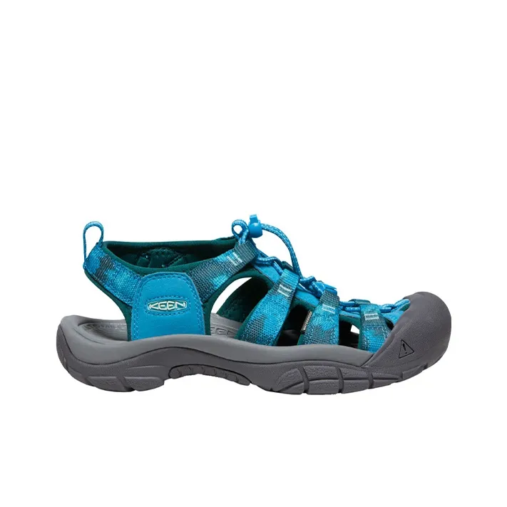 KEEN Newport H2 Breathable River Trekking Shoes Women's Tie Dye Teal-1