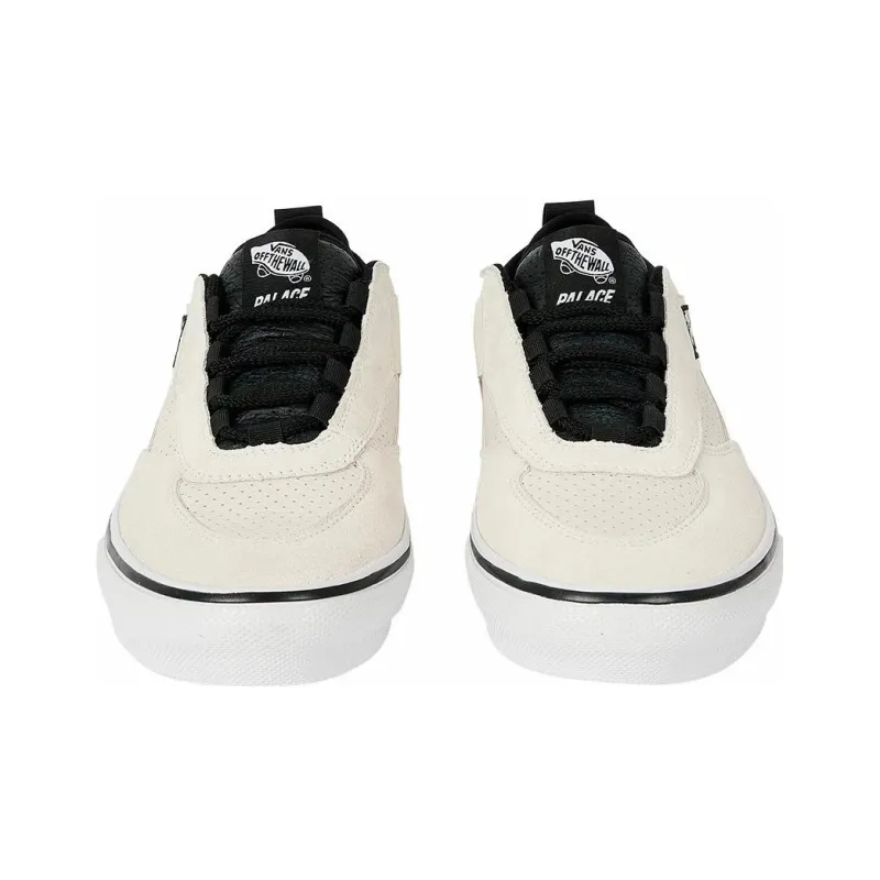 PALACE x Vans Skate MC Anti-Slip Wear-Resistant Low-Top Skateboard Shoes Unisex White-2