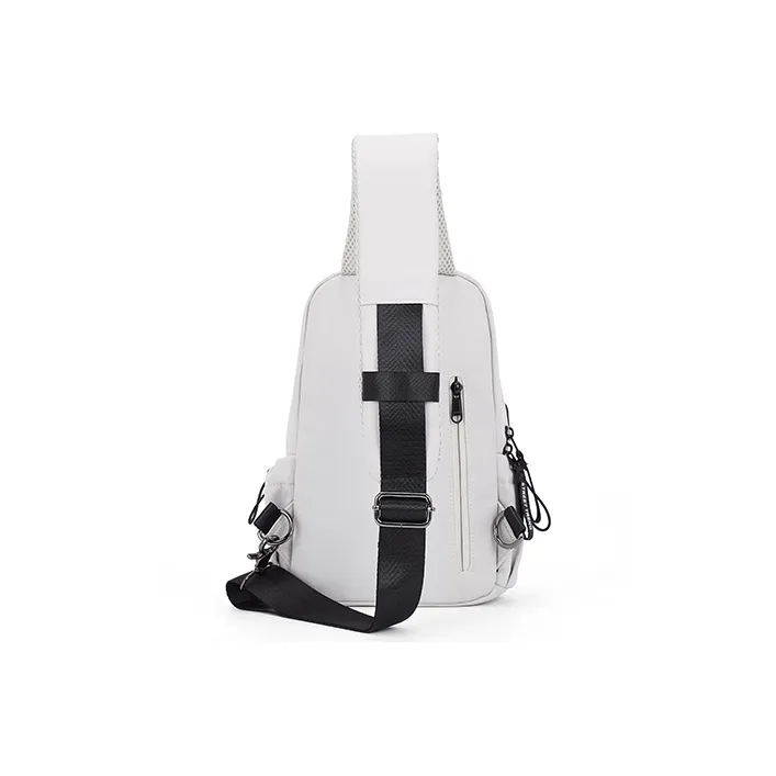 QING QI ZHE Fabric Sling Bag Shoulder Bag Crossbody Bag Regular Unisex Leaf Gray/Black/Light Gray/Light Green/Khaki-16
