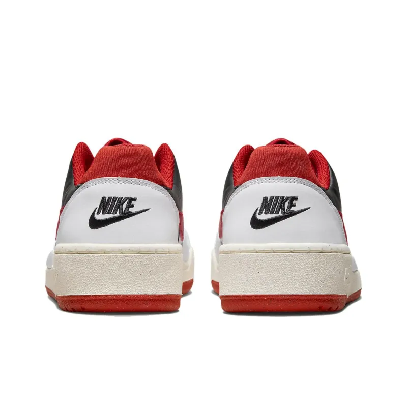 Nike Full Force Low White Red Black-4