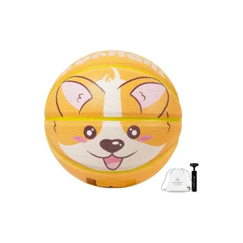 Kuangmi PU Basketball Yellow Size 6 Size 7 Training Unisex