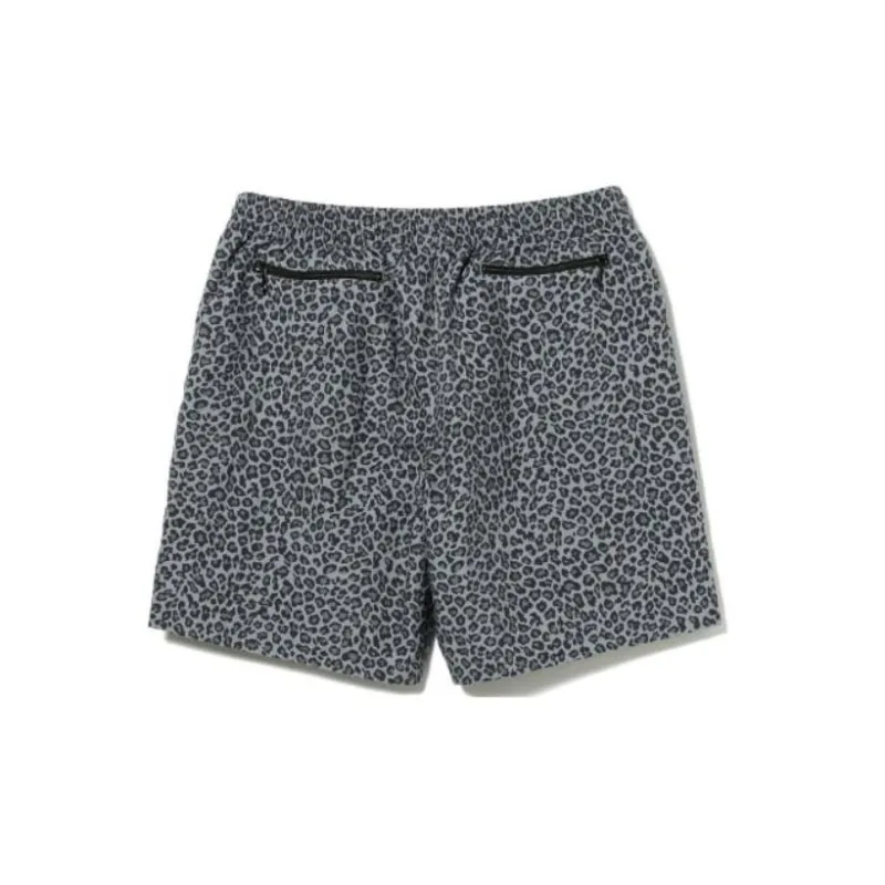 Beams X Needles Casual Shorts Men Leopard Print-1