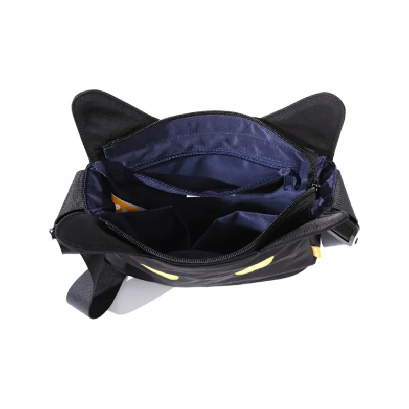 NOXXON Nylon Shoulder Bag Women's Obsidian Black/Marini Blue/Dusty Pink-5