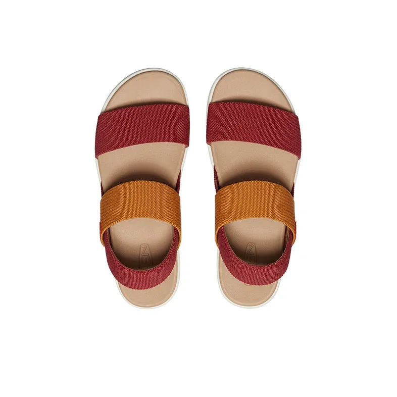 KEEN Elle Backstrap Beach Sandals Women's Red-3