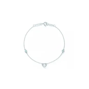 TIFFANY & CO. Diamond, Sterling Silver Bracelets Women's Silver