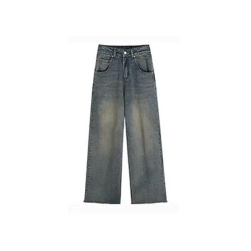 HUULOB Jeans Women's Vintage Denim