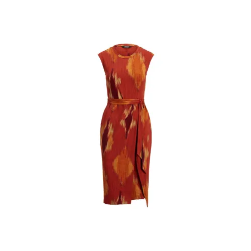 Polo Ralph Lauren Sleeveless Dresses Women's Orange