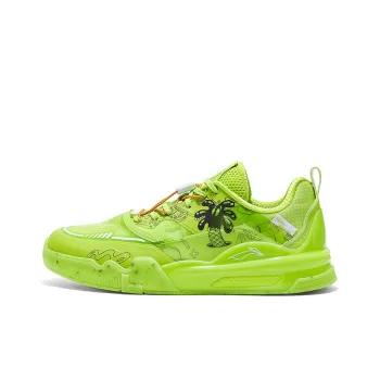 Steven Harrington x LiNing LINGTENG Skateboard Collection Low Top Skateboard Shoes Men's Juice Green
