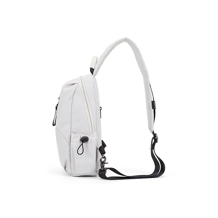 QING QI ZHE Fabric Sling Bag Shoulder Bag Crossbody Bag Regular Unisex Leaf Gray/Black/Light Gray/Light Green/Khaki-15