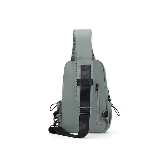 QING QI ZHE Fabric Sling Bag Shoulder Bag Crossbody Bag Regular Unisex Leaf Gray/Black/Light Gray/Light Green/Khaki-23