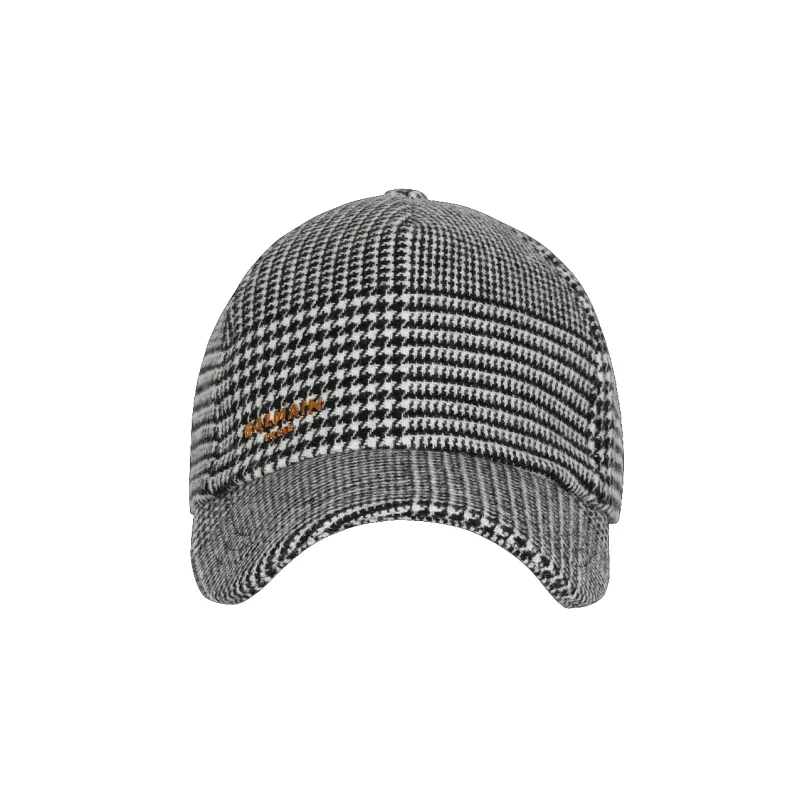 BALMAIN Baseball Caps Women's Black/White-0