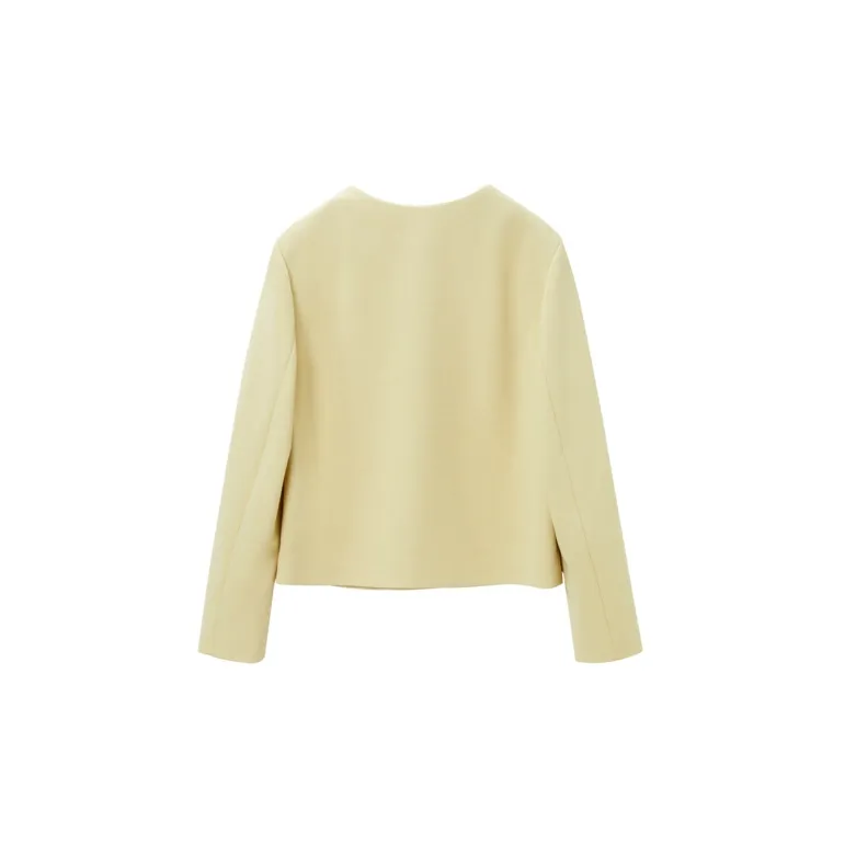 OVV Jackets Women's Medium Yellow Solid Color A1-1