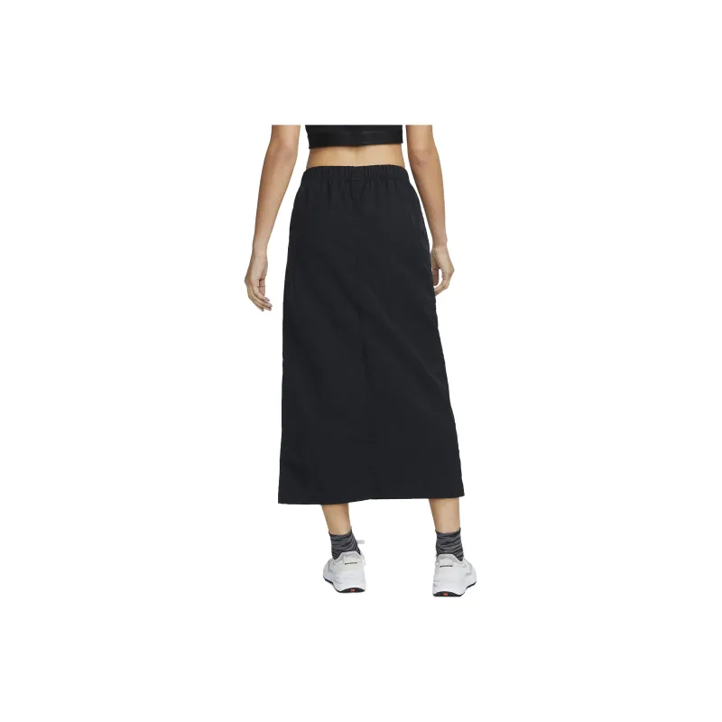 Nike Casual Long Skirts Women's Black-1