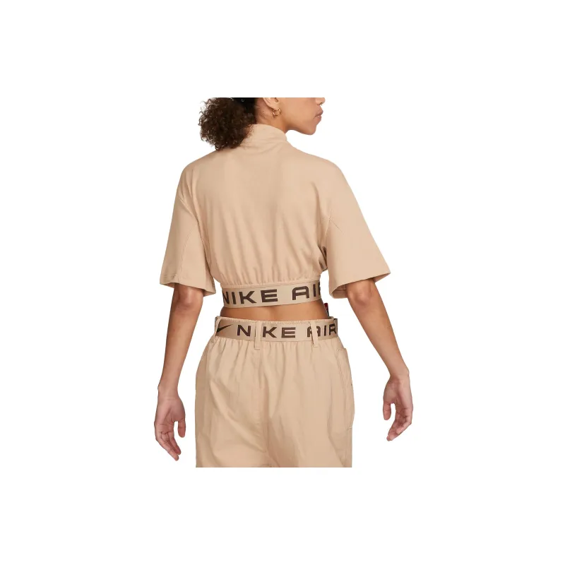 Nike Crop Tops Women's Baroque Brown-1