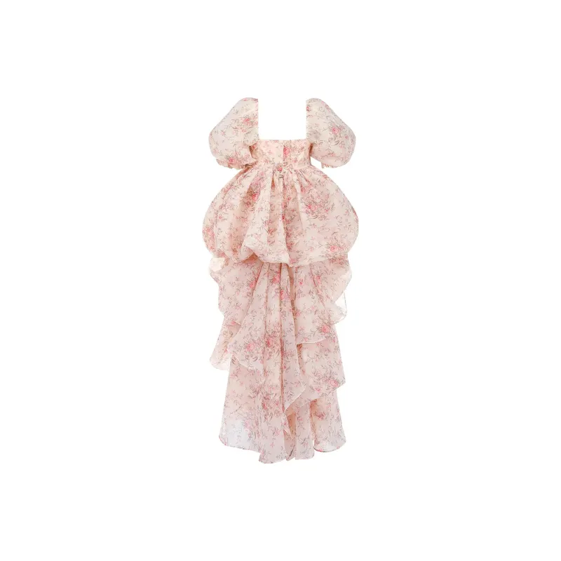 Selkie Collection Short Sleeved Dress Women's Pink-1