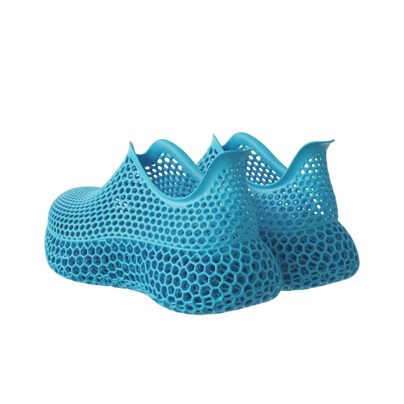 STARAY Fle 3D Printed Bubble Shoes Clogs 4.5cm Unisex Black-25