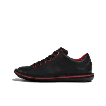 CAMPER Beetle Casual Shoes Men Low-Top Black/Red
