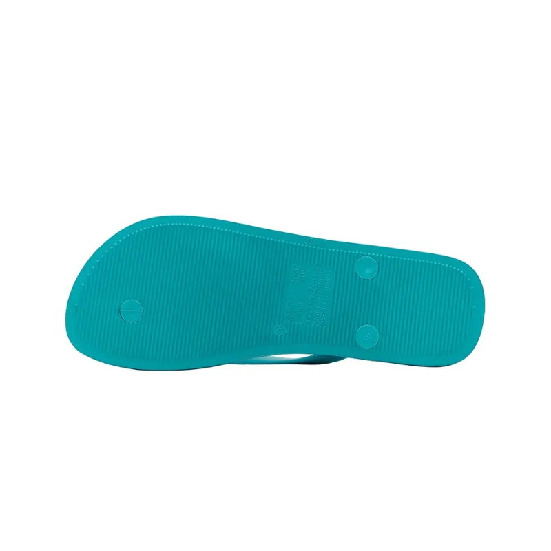 Ipanema Rubber Sole Abrasion Resistant Slip Resistant Flip Flops Men's Blue Green-5