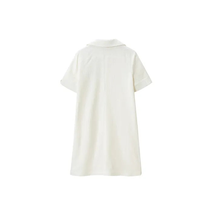 OVV Short-Sleeved Dresses Women's Raw White 18-1