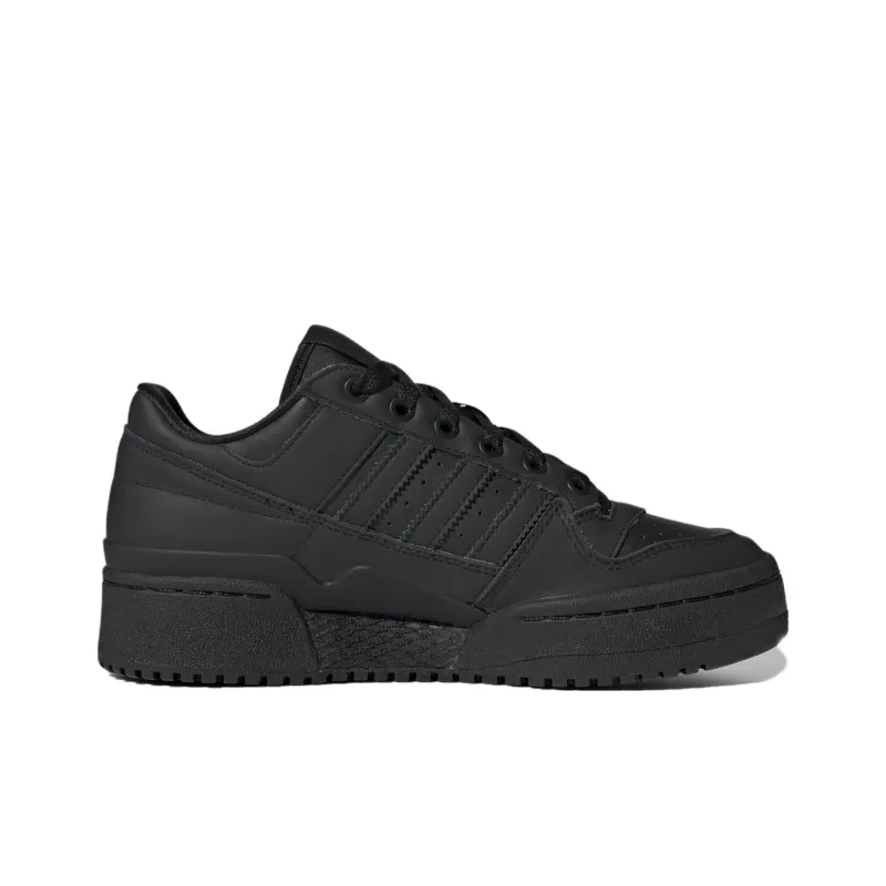 Adidas Forum Bold Stripes Triple Black Women's-1