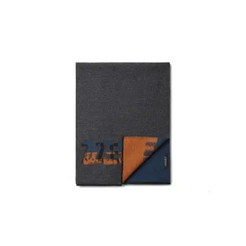 Zzegna Knit Scarves Unisex Gray