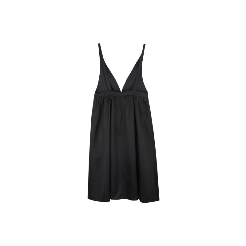 3COLOUR Sleeveless Dresses Women's Black-1