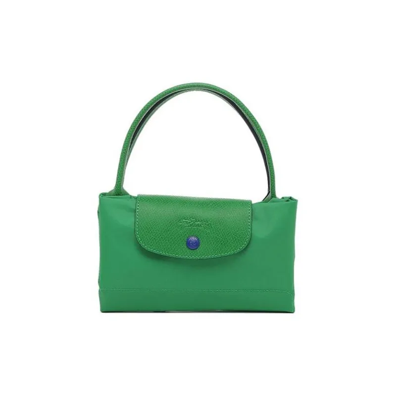 LONGCHAMP Le Pliage Club Nylon And Leather Dumpling Bag Handbags Women's Green-3