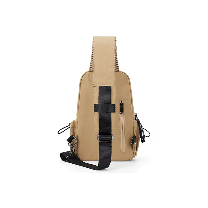 QING QI ZHE Fabric Sling Bag Shoulder Bag Crossbody Bag Regular Unisex Leaf Gray/Black/Light Gray/Light Green/Khaki-29