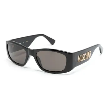 MOSCHINO Eyewear Logo lettering Rectangle frame Sunglasses