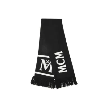 MCM Knit Scarves Unisex Black