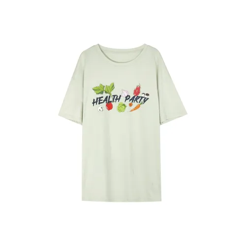 3COLOUR T-Shirts Women's Yellow/Green