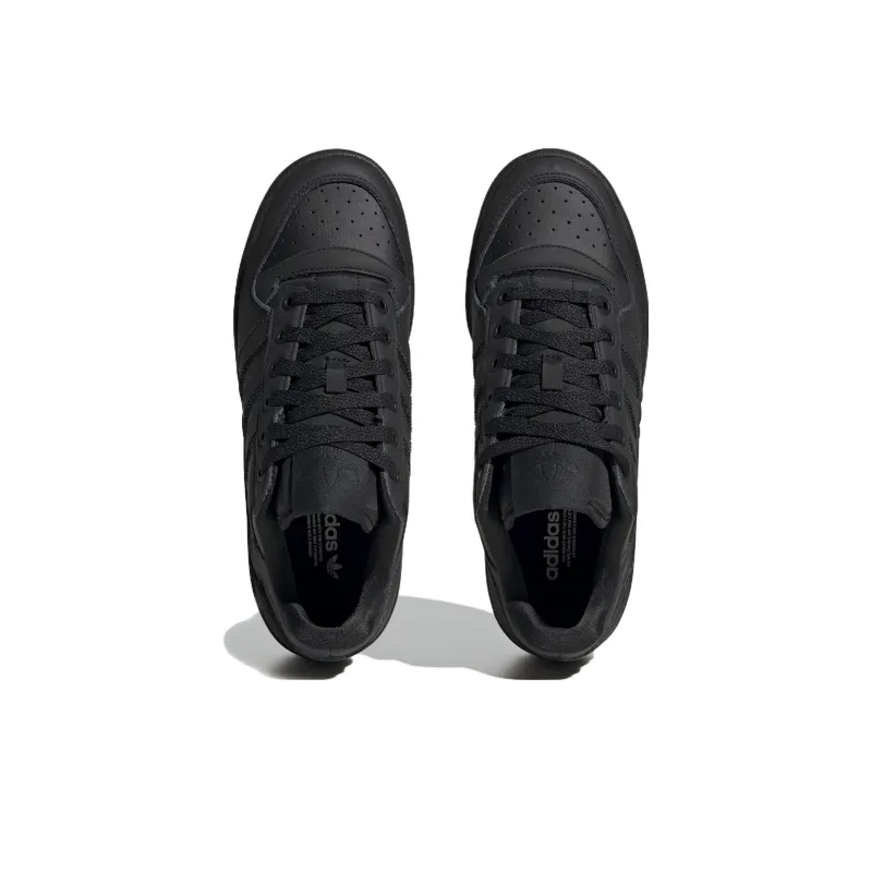 Adidas Forum Bold Stripes Triple Black Women's-3