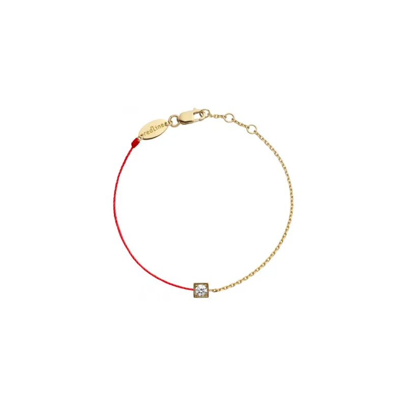Redline Diamond Bracelets Women's Gold/Red-0