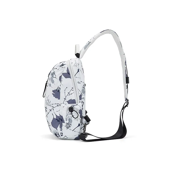 QING QI ZHE Fabric Sling Bag Shoulder Bag Crossbody Bag Regular Unisex Leaf Gray/Black/Light Gray/Light Green/Khaki-3