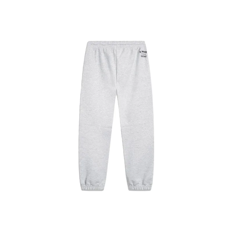 LiNing Knitted Sports Pants Men's Heather Gray River Stone Gray-1