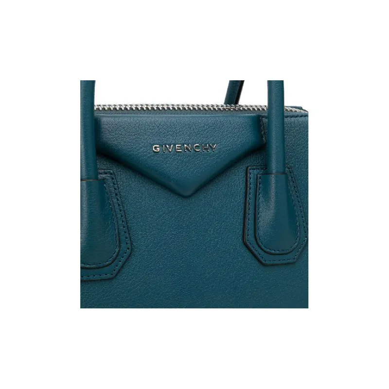 GIVENCHY Antigona Grained Goatskin Shoulder Bag Crossbody Bag Handbag Regular Women's Oil Blue-3