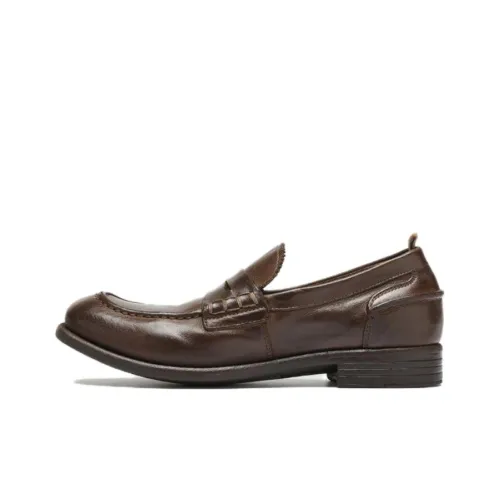 Officine Creative Calixte 042 Leather Penny Loafers