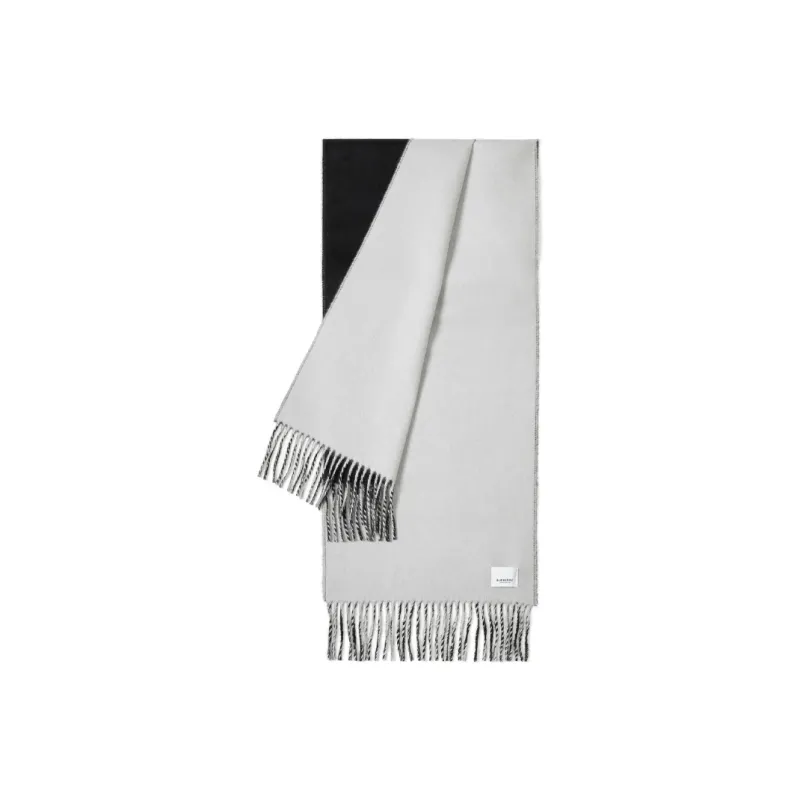 Burberry Cashmere Knit Scarves Women's Black-2