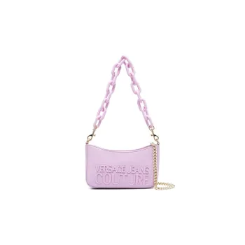 VERSACE JEANS COUTURE Polyester Portable Crossbody Bag, Shoulder Bag Women's Light Purple