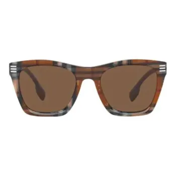Burberry Plastic Irregular Shape Sunglasses Women's Multicolor