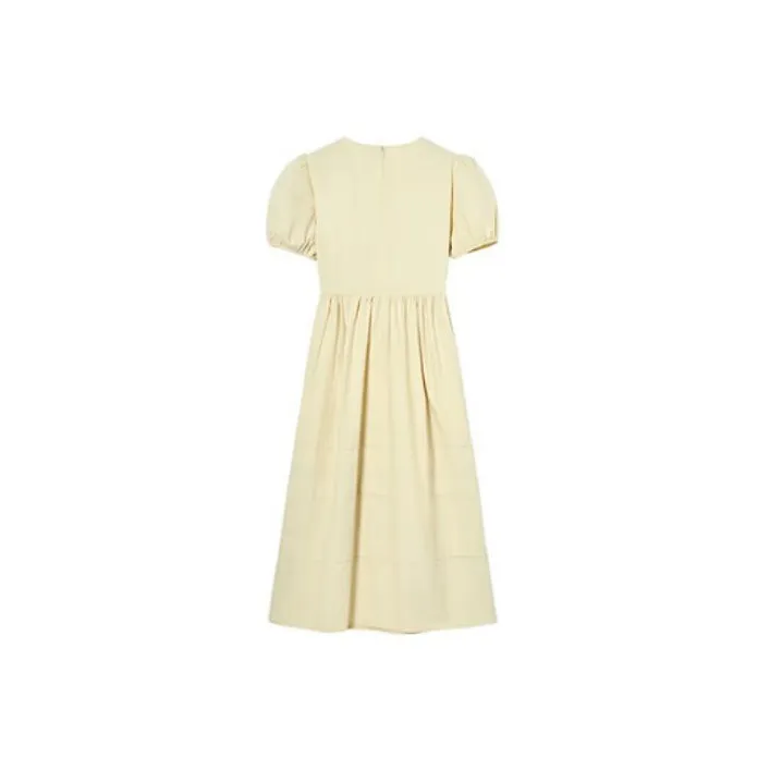 DIALOGUE Short Sleeved Dresses Women's-3
