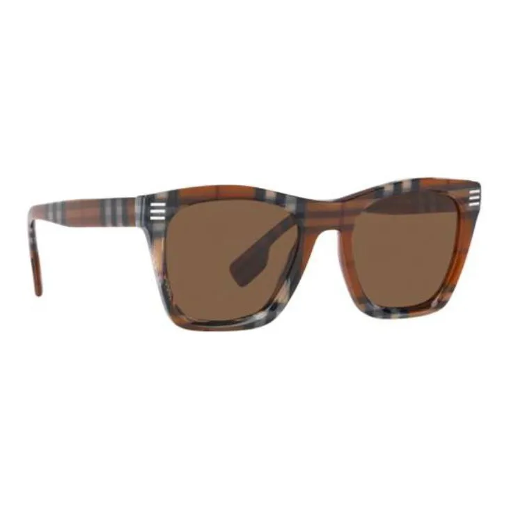 Burberry Plastic Irregular Shape Sunglasses Women's Multicolor-2