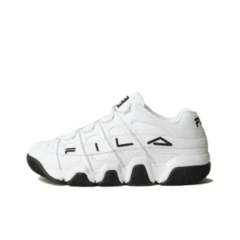 FILA Barricade Xt97 Anti-Slip Wear-Resistant Low-Top Vintage Basketball Shoes Unisex White Black