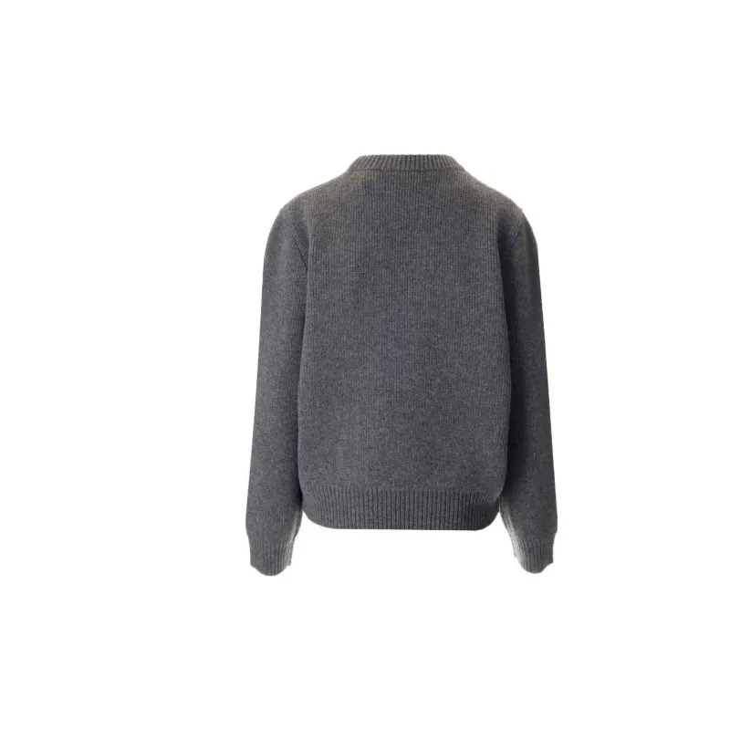 Burberry Oak Leaf Crest Wool Jumper-1