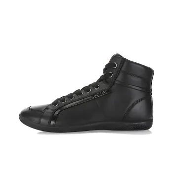 PRADA High Top Casual Shoes Men's Black