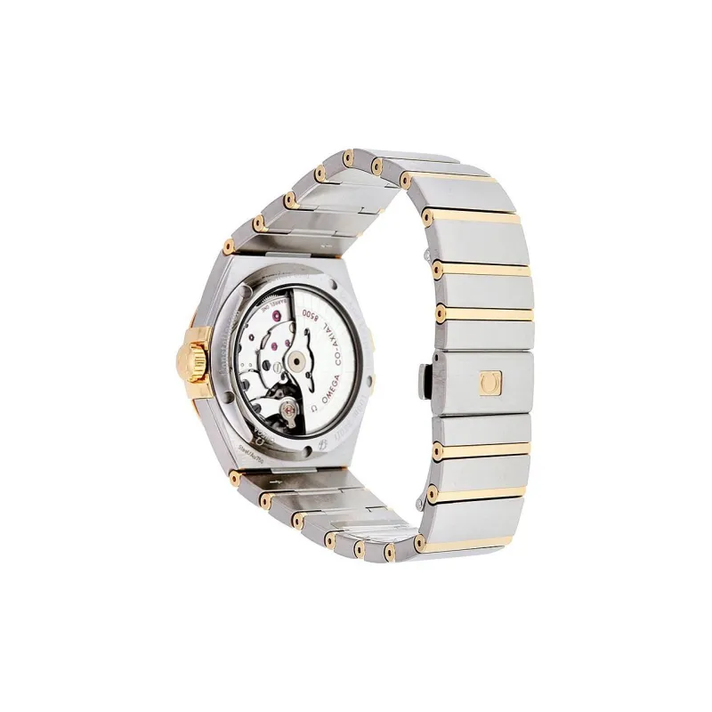 OMEGA Constellation Collection Automatic Mechanical Movement Men's Watch 38mm White Dial Stainless Steel 18K Gold Strap-3