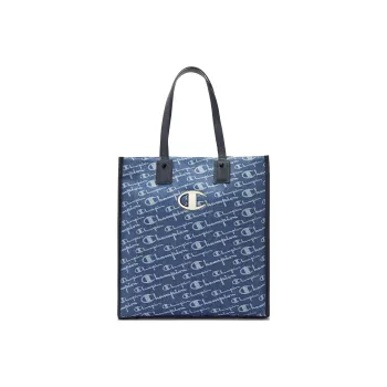 Champion Canvas Canvas Tote Bag Shopping Bag Handbag Shoulder Bag Medium Size Unisex Dark Blue/Black