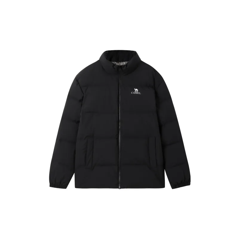 CAMEL Color Block Patchwork Outdoor Windproof And Rainproof 3D Effect Rubber Patch 3 in 1 Windbreaker Jacket Unisex-5