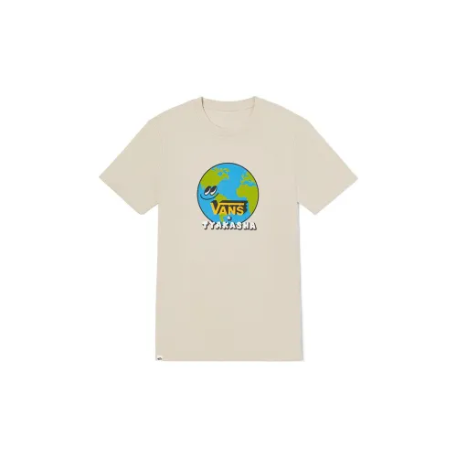 Vans Artist Collaboration T-Shirts Women's Oatmeal